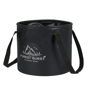 Travel Large Capacity Portable Fishing <b>Bucket</b> Pvc <b>Bucket</b> Camping Picnic With Logo - Product Image 4