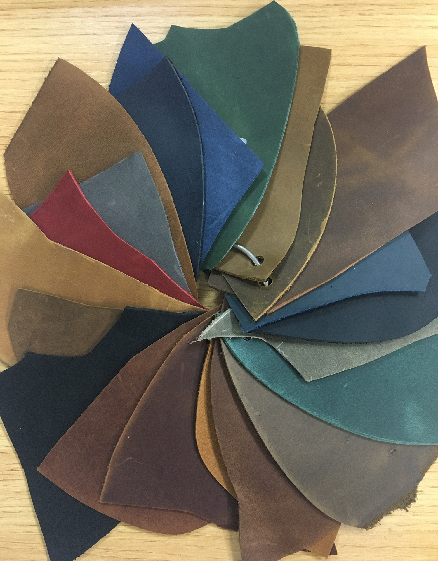 Customized crazy horse leather