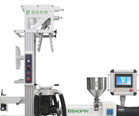 Mesin Ekstrusi Tiup Film Lapis Tunggal Otomatis Mini Terkontrol PLC PLA/PA/HDPE/LDPE/PP/PET/PVC