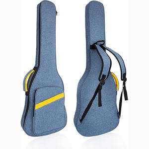 Échantillon gratuit sac en forme de guitare rétro personnalisé créatif simple épaule/cross-body guitare basse unique rivet mode - Product Image 5