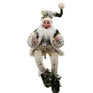 Красный Зеленый Белый 50 см кукла старика с белой бородой Настольный украшения для пасхи и дня рождения детские подарки