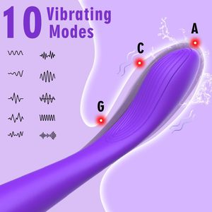 Vibrateur clitoridien et point G pour femmes, 10 modes, stimulateur clitoridien et du mamelon, 100% étanche, design sans bretelles, <span class=keywords><strong>stimulation</strong></span> anale incluse - Product Image 2