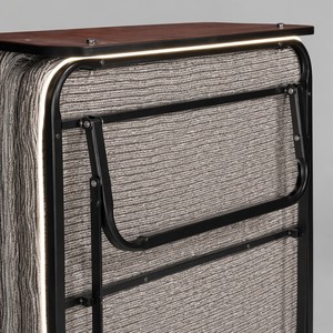 Letto Pieghevole con Materasso Portatile per Hotel, Mobili in Acciaio per Casa e Camera da Letto, Letto Moderno in Ferro Morbido, 10 Pezzi - Product Image 4