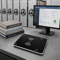 Estación de Trabajo Inteligente para Personal de Biblioteca HAUMR RFID, Convertidor de Etiquetas RFID SIP2 HF/UHF para Sistema de Gestión de Biblioteca Inteligente ISO 15693/18000-6C