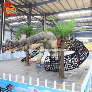 สวนสนุกเด็กโครงสร้างในร่มการออกแบบใหม่เด็ก<span class=keywords><strong>ย้าย</strong></span>ไดโนเสาร์ธีมเชือกปีนเขากลางแจ้งสุทธิสำหรับสนามเด็กเล่น - Product Image 3