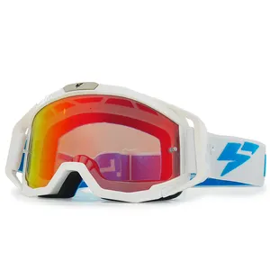 OEM Latest Motocross MX Glasses OTG Sports Eyewear With Smoke Lenses TPU And PC Frame Material For Motocross