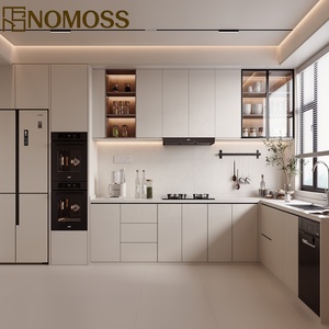 Fabricant d'armoires de cuisine autoportantes de luxe modernes à fermeture amortie, style français encastré, pour maisons personnalisées - Product Image 2