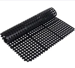 Interlocking Anti Slip Multi Purpose Honeycomb Rubber Floor mat