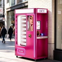 Máquina Expendedora de Impresoras de Uñas de Autoservicio con IA, Pantalla Táctil de 22 Pulgadas, Lector de Tarjetas con Escaneo de Identificación, Equipo de Arte de Uñas DIY para Centros Comerciales