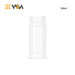 Opaque White PET Medicine Bottle 100-250ml Smooth Thread Mouth for Health &amp; Wellness Products Container - Product Image 4
