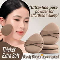 Éponge de maquillage Big Dipper Air Cushion Puff pour fond de teint et poudre libre, double ruban goutte d'eau, utilisation humide et sèche, sans latex, avec sac