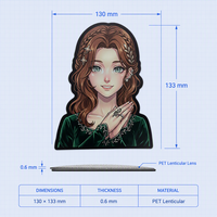 Zebulun Meilleurs autocollants lenticulaires de dessins animés, autocollants animés mignons, autocollants 3D imperméables en PET pour voiture, ordinateur portable, réfrigérateur