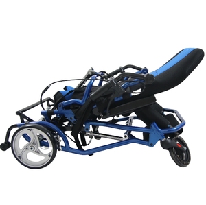 Silla de ruedas para parálisis cerebral ajustable <span class=keywords><strong>manual</strong></span> que ahorra espacio con mecanismo de plegado fácil - Product Image 2