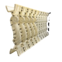 Nouveau modèle 2024 : Moule à balustre en béton Reazone RZCL01 en plastique ABS injecté, haute précision, durable, durée de vie de 3 ans, pour extérieur 3D