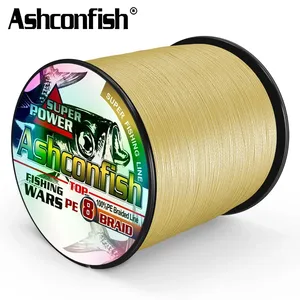 Ashconfish Dây câu cá nhiều sợi PE bện 8 sợi 2000m dây câu 8 sợi mùa đông 6-300lb dây câu 8 sợi dây nổi - Product Image 5