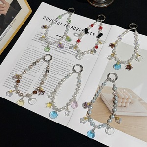 Chaîne de téléphone à thème océanique avec coquillages et étoiles, breloque nœud papillon goutte d'eau, élégante et féerique, ornement suspendu pour <span class=keywords><strong>sac</strong></span> à <span class=keywords><strong>main</strong></span>, en gros - Product Image 2