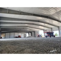 Bâtiments commerciaux préfabriqués de conception industrielle moderne, structure en acier, immeuble de bureaux, entrepôt, garantie totale de plus de 5 ans