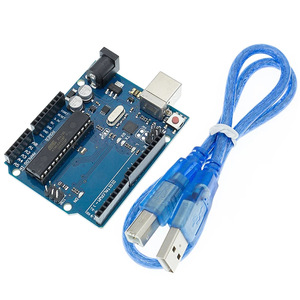 Carte de développement TOPCUS DIP UNO R3 ATmega328P CH340 / ATmega16U2 avec câble USB pour projets DIY Arduino - Product Image 4