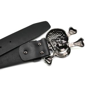 Moda Punk tendenza nuova <span class=keywords><strong>cintura</strong></span> <span class=keywords><strong>da</strong></span> <span class=keywords><strong>uomo</strong></span> in vera pelle di vacchetta intarsiata con la testa di scheletro <span class=keywords><strong>cintura</strong></span> <span class=keywords><strong>da</strong></span> <span class=keywords><strong>uomo</strong></span> Designer - Product Image 6