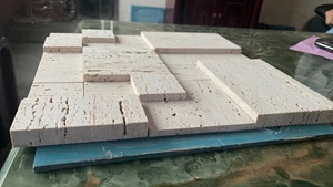 Trung quốc đá Nhà cung cấp palladiana noce giảm travertine ngẫu nhiên bị hỏng Gạch Mosaic 12 "x 12" - Product Image 6