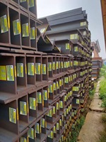 Viga en I de Acero Laminado en Caliente de Alta Resistencia para Soporte de Muro Cortina, Estructura de Acero para Andamios, Serie ST, Estándar BS, Q235B