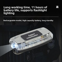 Luz de Hombro LED Roja y Azul Personalizada, Impermeable, con Clip, Luz Estroboscópica de Advertencia para Seguridad Profesional y Servicios de Emergencia