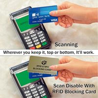 Tarjeta Protectora de Crédito/Débito con Bloqueo RFID y NFC, Protección Contra Contacto