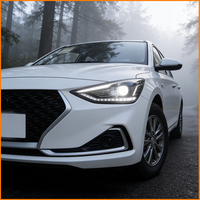 Pour Hyundai Celesta 2017-2020 : Ensemble de phares séquentiels à LED avec lentille de projecteur Bi-LED haute performance pour mise à niveau de la version restylée