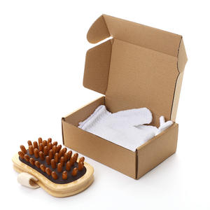Portable SPA En Bois Massage Corps Brosse Bambou Gants <span class=keywords><strong>De</strong></span> <span class=keywords><strong>Bain</strong></span> En Bois avec <span class=keywords><strong>Coussin</strong></span> D'air pour Guasha Grattage Jambes Cou Cuisse Dos - Product Image 2