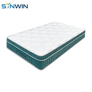 Matelas Euro Top SWP-UF24, hauteur 24 cm - Matelas à ressorts ensachés <span class=keywords><strong>de</strong></span> 20 cm avec support <span class=keywords><strong>de</strong></span> bordure - Product Image 6