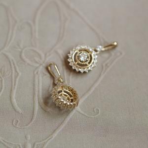 Jachon Luz de lujo s925 plata esterlina <span class=keywords><strong>Destiny</strong></span> Astrolabe plateado collar cubierto en oro 14K oro vintage Noria colgante - Product Image 3