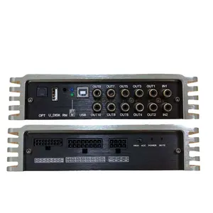 Усилитель с активным сабвуфером Mono RMS 160 Вт D Bass Amp DSP входной выход пиковый 2/4 Ом Класс D автомобильный усилитель моноблок