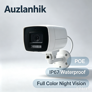 Caméra réseau bullet fixe intelligente hybride ColorVu 4 MP Auzlanhik DS-2CD1047G2H-LIU - Product Image 6
