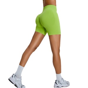 Pantaloncini da Fitness a tre punti a vita alta europei americani <span class=keywords><strong>pantaloni</strong></span> sportivi <span class=keywords><strong>attillati</strong></span> da Yoga - Product Image 2