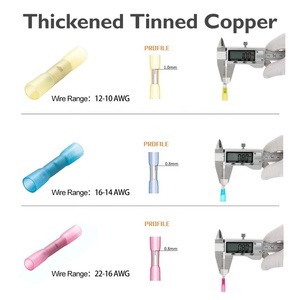 Waterproof Wire Connector Marine Automotive Electrical <strong>Terminals</strong> CrimpHeat Shrink Butt <strong>Connectors</strong> <strong>Terminals</strong> - Product Image 3