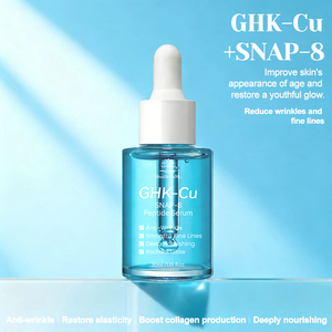 Siero OEM GHK-CU con Peptide <span class=keywords><strong>di</strong></span> Rame per Riparazione Facciale, Rassodamento e Rinnovamento della Pelle, Miglior Siero al Peptide <span class=keywords><strong>di</strong></span> Rame, Produttore <span class=keywords><strong>di</strong></span> Prodotti per la <span class=keywords><strong>Cura</strong></span> della Pelle - Product Image 1