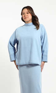 Conjunto de Top y pantalones SIPO Malaysia para mujer, ropa islámica turca, musulmana, informal, árabe, 2 piezas - Product Image 5