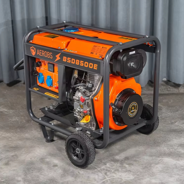 6kw Air Cooled Diesel Generator 230V 50/60Hz Electric Start Portable Customizable OEM