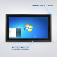 Monitor Táctil Industrial Capacitivo de 15/17/21.5 Pulgadas HD 1920*1080 para Montaje en Pared, Compatible con Windows/Linux