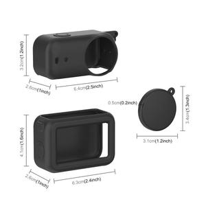 Pour DJI Osmo Nano PULUZ Module de transmission, <span class=keywords><strong>objectif</strong></span> et boîtier <span class=keywords><strong>3</strong></span> en 1, housse de protection en silicone - Product Image 3