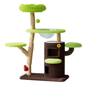 Árbol para Gatos de Lujo con Rascador, Casa, Nido y Cama, Estructura de Escalada de Alta Calidad de 3 Niveles - Product Image 5