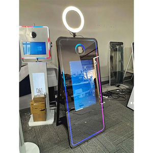 Cabina de Fotos con Espejo, Cabina de Fotos con Espejo de Madera, Cabina de Selfies con Espejo Europea - Product Image 1