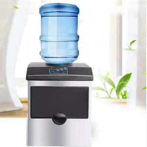 आइस ब्लॉक बनाने की मशीन 25 किलोग्राम स्वचालित काउंटरटॉप नग्गेट छोटे पोर्टेबल आइस निर्माता मशीन वाणिज्यिक घरेलू मूल्य के लिए - Product Image 1