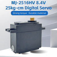 Moteur CC MJ-2516HV 8,4 V, servo numérique haute tension 25 kg-cm, engrenage en bronze, construction métal-plastique pour avions, hélicoptères et voitures RC