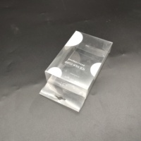 Boîte cadeau personnalisée en PVC transparent PET, emballage imprimé personnalisé, cintre pour bougies, vernissage, gaufrage