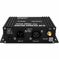 Nouvel Arrivage 2026 Récepteur Numérique Sans Fil 2.4G 16 ID DMX512 avec Écran LCD pour Éclairage de Scène, Boîtier LCD à Signal Puissant pour Projecteurs DMX