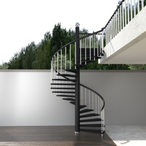 Ss Escalier Rotatif Marches Escalier Cercle Escalier Enroulement Escaliers Gain <span class=keywords><strong>De</strong></span> Place Escaliers Escaliers Extérieurs Escaliers Préfabriqués - Product Image 3
