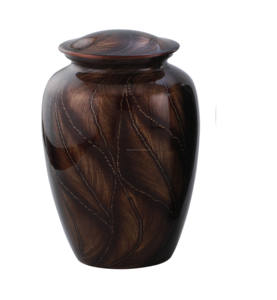 New Design Human <b>Ashes</b> Cremation <b>Urns</b> With <b>Wood</b> Finished Aluminium Metal Large <b>Urns</b> - Product Image 2