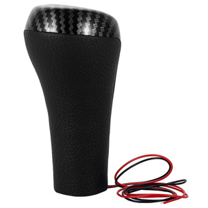 Carbon Fibre Gear <b>Shift</b> <b>Knob</b> With Led Illumination For Bmw E30 E60 E84 5 6 Speed Manual Transmission - Product Image 4