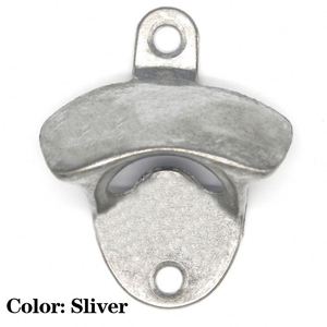 Abridor de Botellas de Cerveza y Vino de Aleación de Zinc, Estilo Antiguo, Color Negro y Plateado, para Montar en la Pared, Venta al Por Mayor CY - Product Image 4